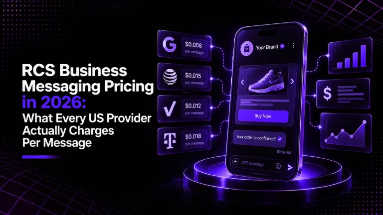 RCS Business Messaging Pricing in 2026: What Every US Provider Actually Charges Per Message