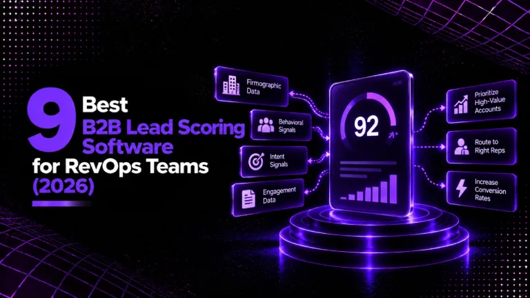 9 best B2B lead scoring software for RevOps teams (2026)