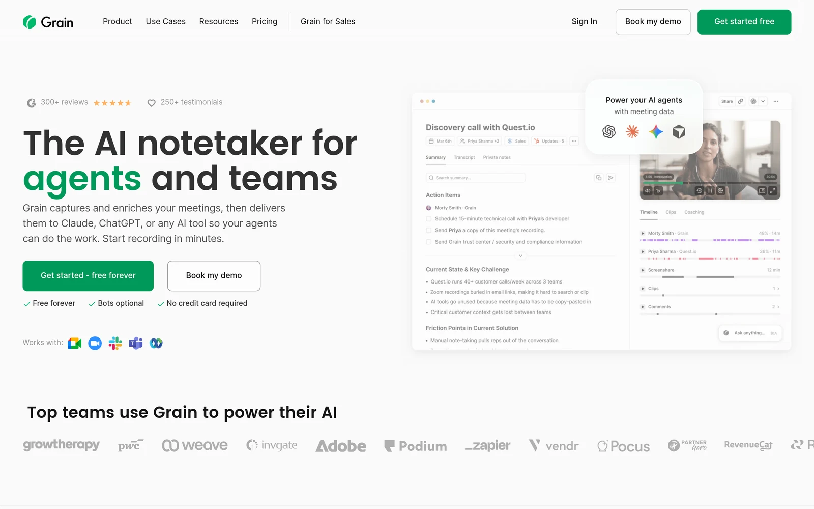 Grain homepage
