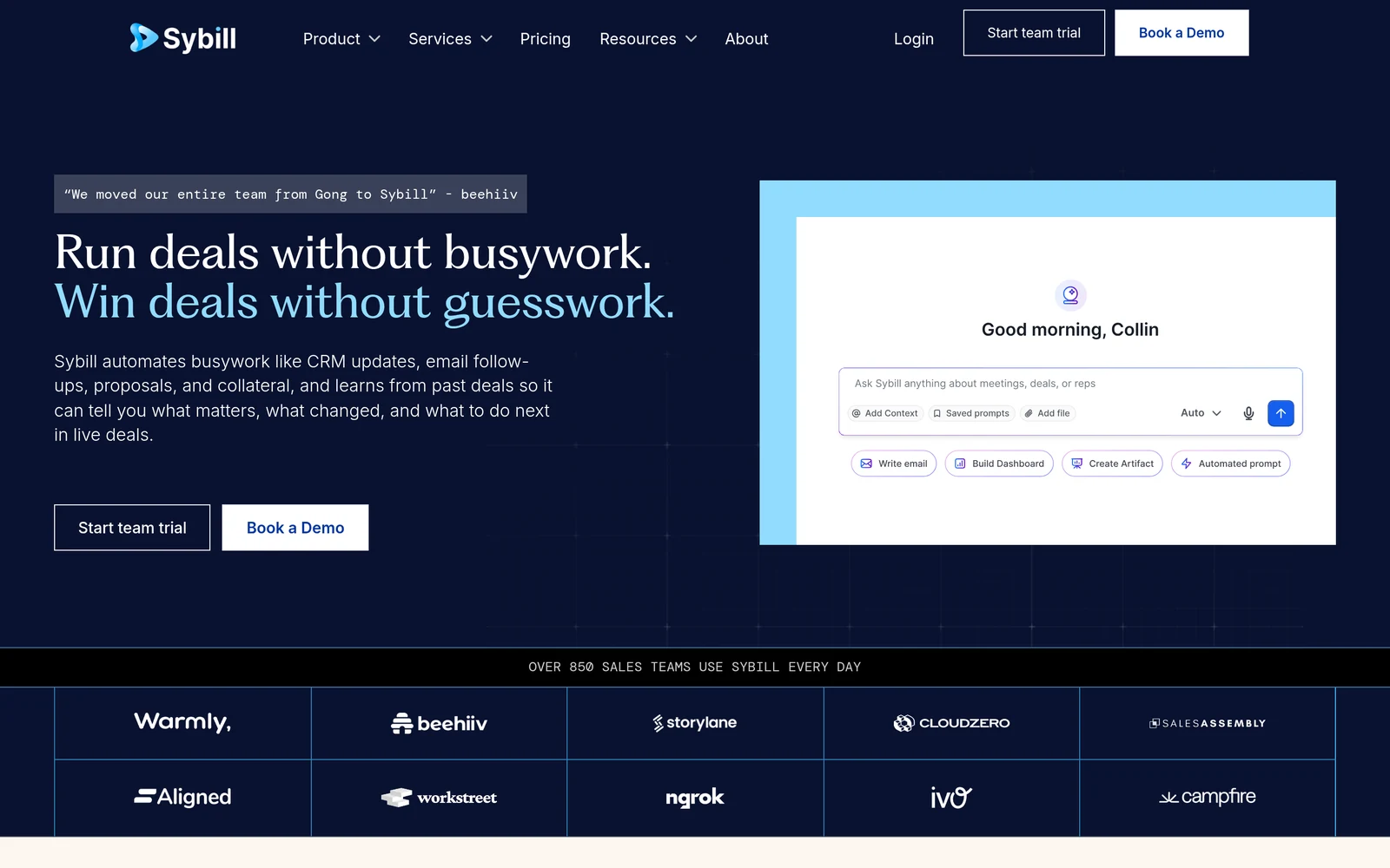 Sybill homepage